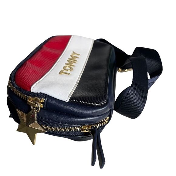 TOMMY HILFIGER Convertible Belt Bag Crossbody Bag Red White Blue NEW NWT - Picture 6 of 11